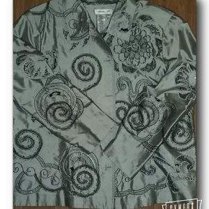 ONE DAY ONLY 3/$15 ALL $6 ITEMS Cold water Creek Silk Evening Jacket